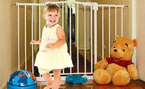 Safety gates can protect your child from potentially dangerous situations. Safety gates can protect your child from potentially dangerous situations.